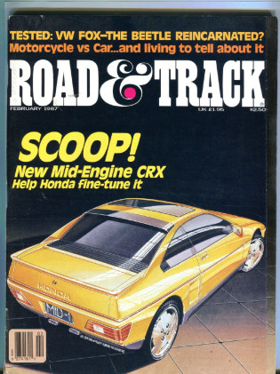ROAD & TRACK 1987 FEB - ELAN AUTOCROSSER, 300ZR V6